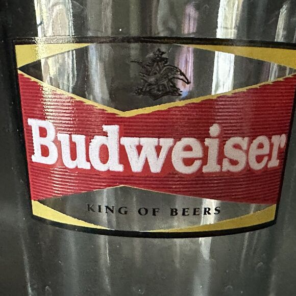 Vintage Budweiser King of Beers Bud Retro 1957 Libbey Glass Tumbler Pint Stein - Picture 2 of 12